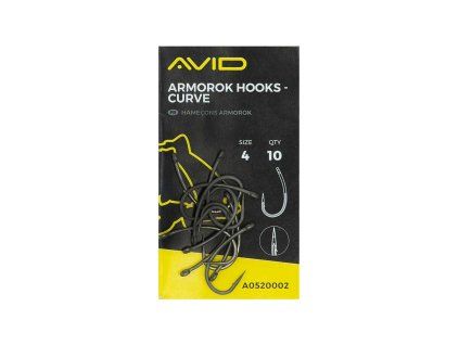 AVID CARP Armorok Hooks - Curve barbed (Velikost 2)