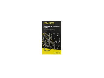 AVID CARP Armorok Hooks - Snag barbed (Velikost 1)