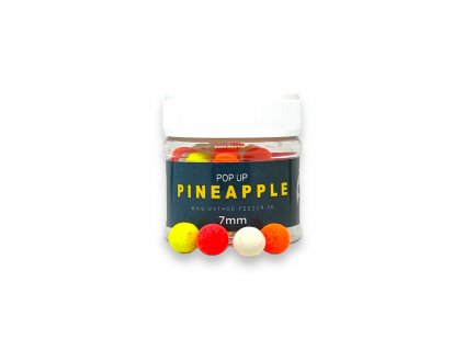 Plovoucí Boilies Fluo Method Feeder Fans 7mm 50ml (Varianta Pop Up Fluo Ananas 7mm 50ml)