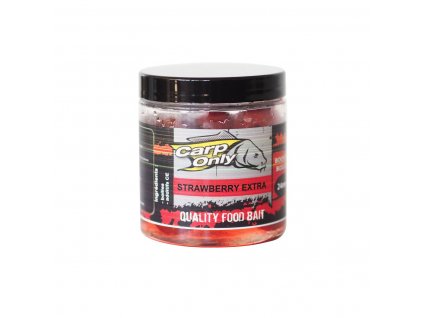 Dipovaný boilies Carp Only Strawberry Extra 250ml