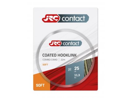 Návazcová šňůrka JRC Contact Soft Coated Braid Combo Camo 22m (Varianta Soft Coated Braid Combo Camo 25lb 22m)