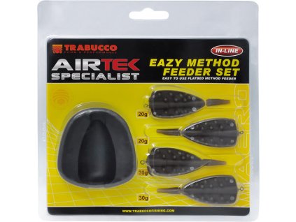 Trabucco Sada krmítek Trabucoo Eazy Method Feeder Set 20+30+M 5pcs