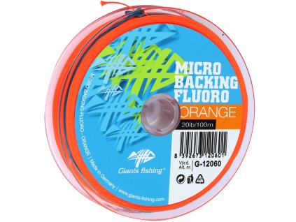 Giants fishing Micro Backing Fluoro-Orange 20lb/100m