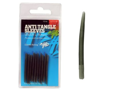 Giants fishing Převleky proti zamotání Anti-Tangle Sleeves Green L/10ks ( 40mm )