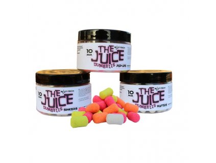 Bait-Tech vyvážená nástraha The Juice Dumbells - Wafters 8 mm 100 ml