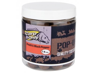 Plovoucí boilies CARP ONLY Peach & Black Pepper 80g