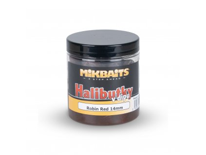 Halibutky v dipu 250ml - Robin Red 14mm