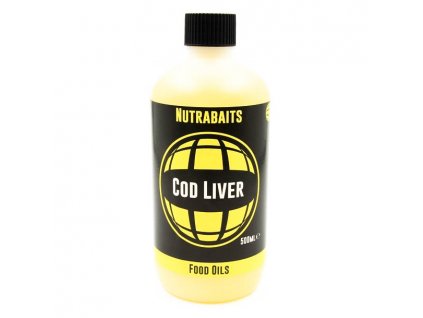 Nutrabaits tekuté přísady - Cod Liver oil 500ml