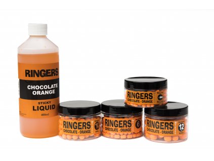 Ringers - Mini Chocolate Wafters oranžová 50g