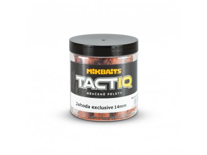 TactiQ měkčené pelety 250ml - Jahoda exclusive 14mm