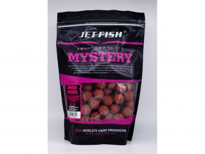 JET FISH Mystery boilie 1kg - 24mm : JAHODA / MORUŠE