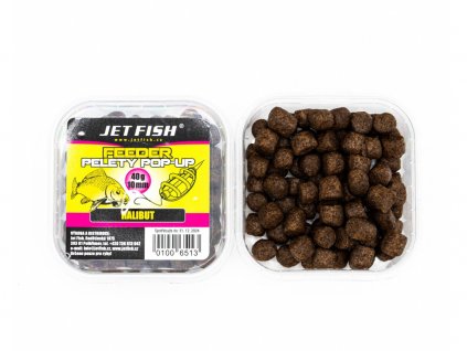 JET FISH Měkčené pop-up pelety HALIBUT : 40g - 10mm