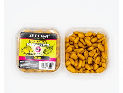 JET FISH 60g Feeder kukuřice : ČESNEK