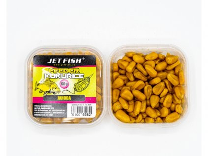 JET FISH 60g Feeder kukuřice : JAHODA