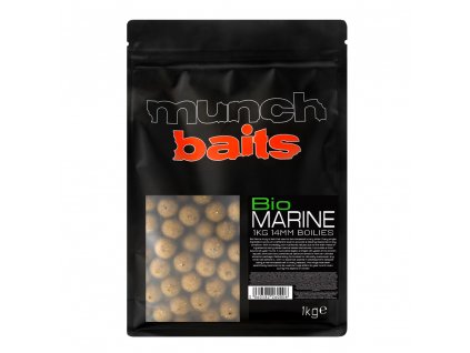Boilies Munch Baits Bio Marine 1kg (Varianta Bio Marine Boilies 14mm 1kg)