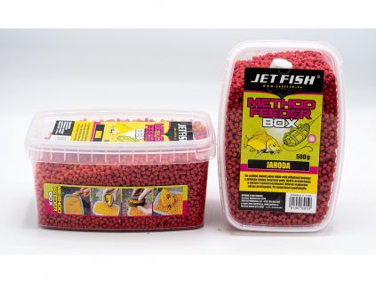 JET FISH Feeder Method Box 500g : JAHODA