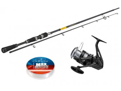 Set:Sportex Black Pearl GT-3 2,7m/20g+Shimano AEROBBC3+Climax silon