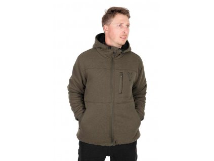 ccl280 285 fox collection sherpa jacket green and black main 2