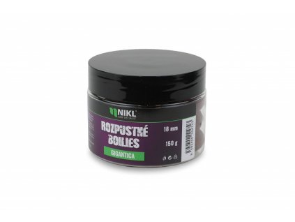 Nikl Rozpustné boilies Gigantica 150g (Varianta Nikl Rozpustné boilies Gigantica 18mm, 150g)