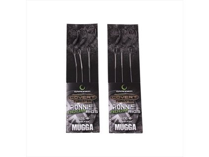 Gardner Návazec Ronnie Boom Rig 3 ks/bal. bez protihrotu (Varianta vel. č.4)