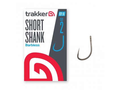 Trakker Háček Short Shank Hooks (Barbless) (Varianta Trakker Háček - Short Shank Hooks Size 10 (Barbless))