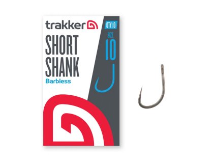 Trakker Háčky Short Shank Hooks Barbless 10ks (Varianta Trakker Háčky Short Shank Hooks Barbless 10ks - Velikost: 10, Balení: 10ks)
