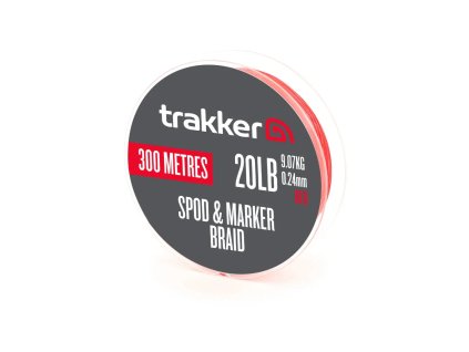 Trakker Šňůra Spod & Marker Braid Red 300m (Varianta Trakker Šňůra Spod & Marker Braid Red 300m - Průměr: 0,280mm, Nosnost: 30lb)