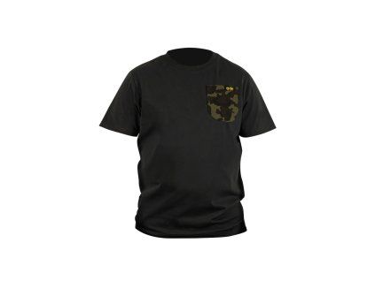 AVID CARP Cargo T-Shirt Black (Velikost Medium)