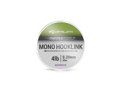 KORUM Smokeshield Mono Hooklink 50m (Průměr 0,20 mm)