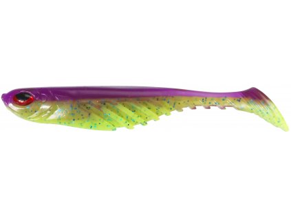 PB RIPPLE SHAD 13CM PURPLE CHARTREU