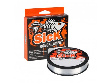 Vlasec Berkley SicK Mono Čirý 300m (Varianta SicK Mono Clear 300m 0,14mm 2,1kg)