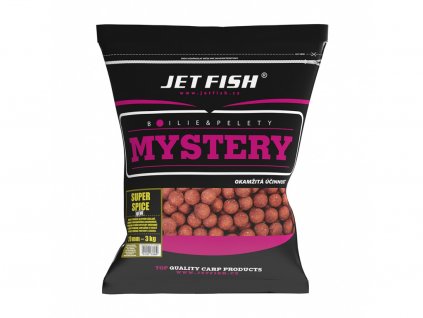 JET FISH Mystery boilie 3kg - 20mm sáček : SUPER SPICE NEW