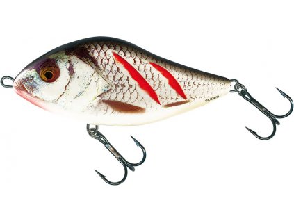 qsd274 slider floating 7cm wounded real grey shiner