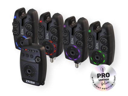 zfish sada hlasicu bite alarm set zx8 pro 4 1
