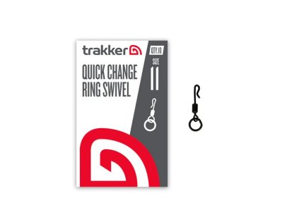 Trakker Obratlík s kroužkem Quick Change Ring Swivel - size 11 (Varianta Trakker Obratlíky s kroužkem Quick Change Ring Swivel vel.11, 10ks)