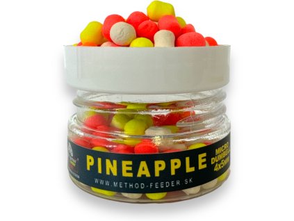 Dumbell Micro Pop Up Method Feeder Fans 4x5 mm 50 ml (Varianta Dumbell Micro Pop Up Ananas 4x5 mm 50 ml)