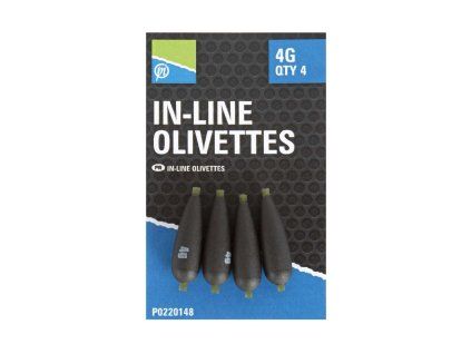 PRESTON INNOVATIONS Inline Olivettes (Gramáž 0,4 g)
