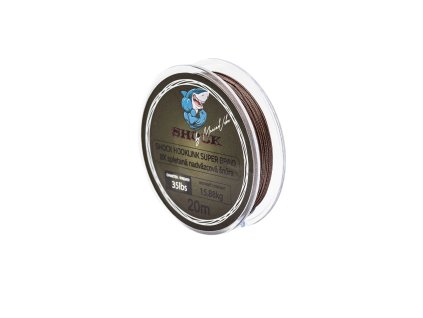Návazcová Šňůrka Shock Super Braid Hooklink 20 m (Varianta Super Braid Hooklink 20 m 25 lb 11,34 kg)