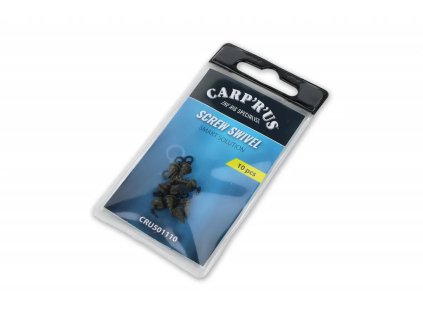 Carp´R´Us Obratlíky s vrutem Screw Swivel 10ks