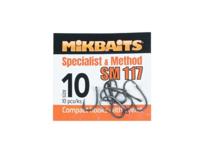 SPECIALIST & METHOD háčky - SM 117 hook (Varianta SPECIALIST & METHOD háčky - SM 117 hook č.10 10ks)