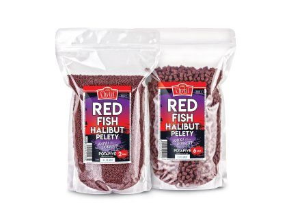 CHYTIL Red Fish Halibut pelety 800g (Průměr 2 mm)