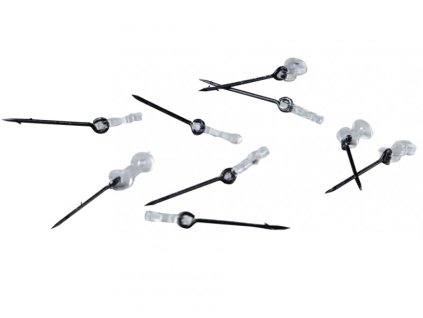 Nástrahový Trn s Elastickým Kroužkem Method Feeder Fans 10 ks (Varianta Nástrahový Trn s Elastickým Kroužkem 7 mm 10 ks)