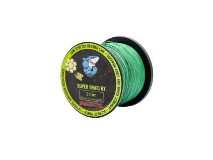 Šňůra Shock Super Braid X8 Moss Green 150 m (Varianta Super Braid X8 Moss Green 150 m 0,12 mm 8,32 kg)