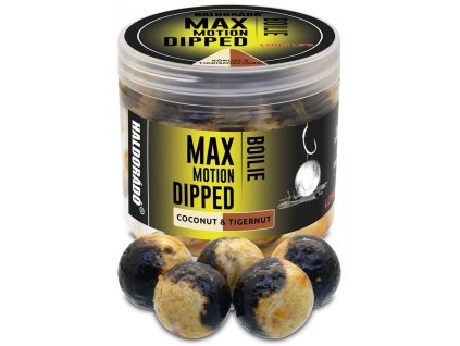 haldorado boilies dipped max motion 80g 20mm kokos tygri orech