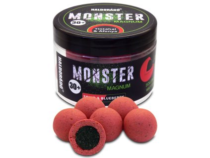 haldorado pop up boilies monster magnum 180g 30mm chobotnice boruvka