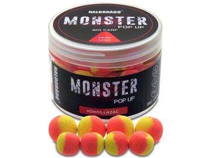 haldorado pop up monster big carp 50g 13 17mm cerveny losos