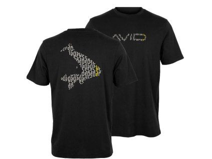 AVID CARP Compound T-Shirt Black (Velikost Medium)