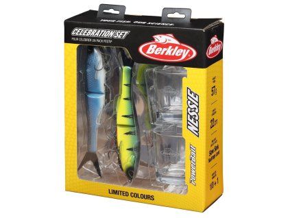 Darčekový Set Gumových Nástrah a Panákov Berkley Nessie 22 cm 57 g