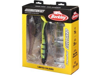 Darčekový Set Gumových Nástrah a Panákov Berkley Cullshad 20 cm 79 g