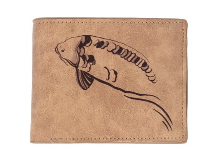 Giants fishing Peněženka hnědá plavající kapr Brown Wallet Swimming Carp